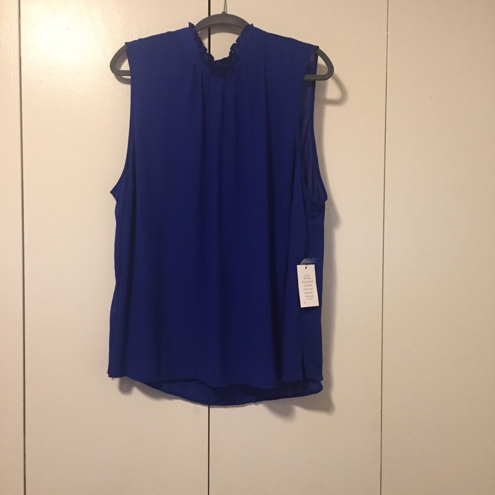 NWT Eloquii Royal Blue Sleeveless Top (Plus Size!)